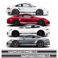 PORSCHE 911 side Stripes AUFKLEBER (Kompatibles Produkt)