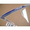YAMAHA YZF-R6 YEAR 2015 BLUE/SILVER AUFKLEBER (Kompatibles Produkt)