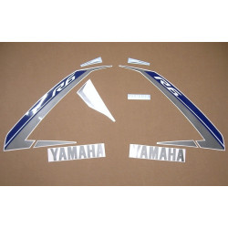 YAMAHA YZF-R6 YEAR 2015 BLUE/SILVER AUTOCOLLANT (Produit compatible)