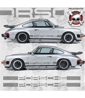 PORSCHE 911-930 YEAR 1974-1977 STICKERS side Stripes STICKER (Compatible Product)