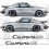 PORSCHE 930 Carrera CS STICKERS side Stripes STICKER (Compatible Product)