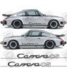 PORSCHE 930 Carrera CS STICKERS side Stripes STICKER (Compatible Product)