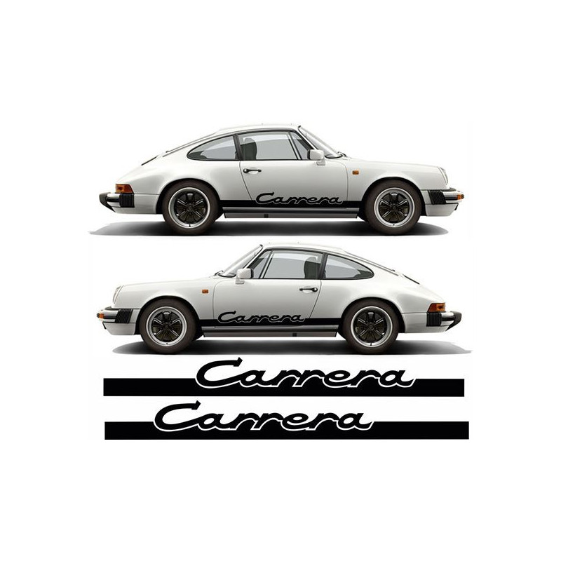 PORSCHE 930 Carrera AUTOCOLLANT side Stripes AUTOCOLLANT (Produit compatible)