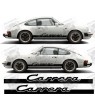 PORSCHE 930 Carrera STICKERS side Stripes STICKER (Compatible Product)