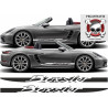 porsche 718 BOXTER side Stripes AUTOCOLLANT (Produit compatible)