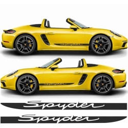 porsche 718 SPYDER side Stripes DECALS (Compatible Product)