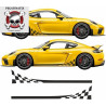 porsche 718 CAYMAN S side Stripes DECALS (Compatible Product)