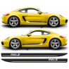 porsche 981 S BOXTER/CAYMAN side Stripes DECALS (Compatible Product)