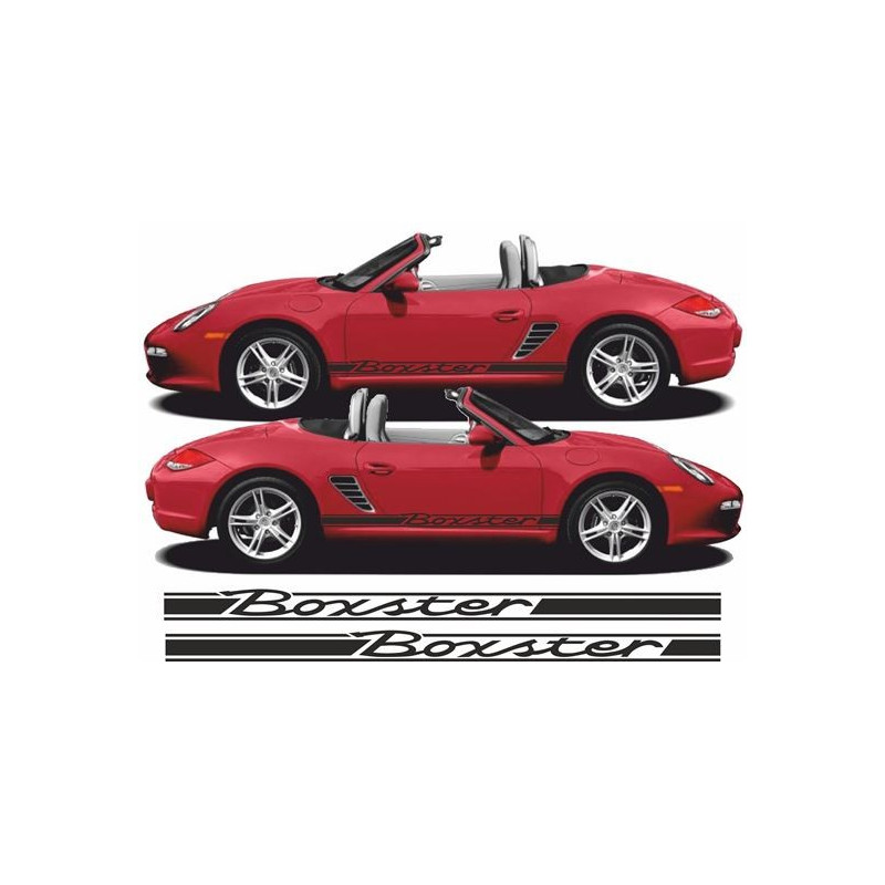 porsche 987 BOXTER SIDE STRIPES AUFKLEBER (Kompatibles Produkt)