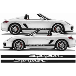 porsche 987 SPYDER SIDE STRIPES AUTOCOLLANT (Produit compatible)