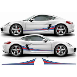 porsche 981 CAYMAN SIDE STRIPES ADHESIVOS (Producto compatible)