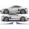 porsche 981 CAYMAN SIDE STRIPES AUFKLEBER (Kompatibles Produkt)