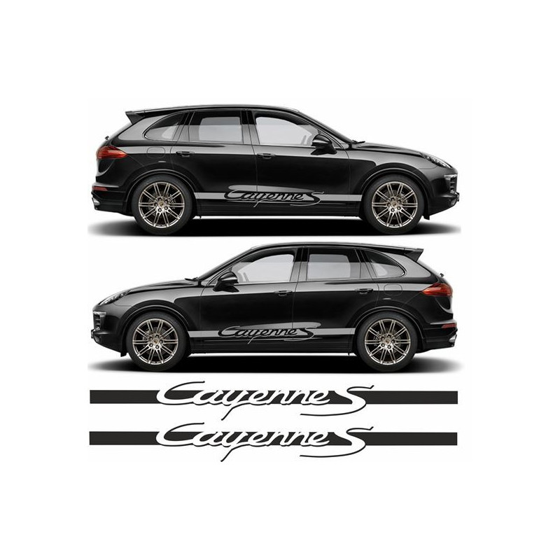 PORSCHE Cayenne S side Stripes ADESIVOS (Produto compatível)