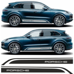 PORSCHE Cayenne side Stripes AUFKLEBER (Kompatibles Produkt)