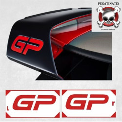 AUTOCOLLANT Mini F56 GP rear Wing (Produit compatible)