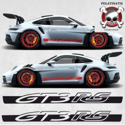 PORSCHE 992 GT3 RS side Stripes AUTOCOLLANT (Produit compatible)
