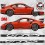 PORSCHE 991 GT3 RS side Stripes DECALS (Compatible Product)
