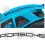 PORSCHE 991 GT3 rear Wing Decal side Stripes STICKERS (Compatible Product)