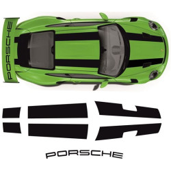 PORSCHE 991 2016- 2019 GT3 RS rear Wing AUFKLEBER (Kompatibles Produkt)