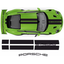 PORSCHE 991 2016- 2019 GT3 RS rear Wing ADESIVI (Prodotto compatibile)