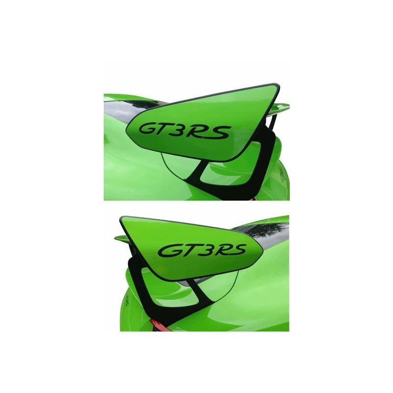 PORSCHE 991 2016- 2019 GT3 RS rear Wing AUFKLEBER (Kompatibles Produkt)