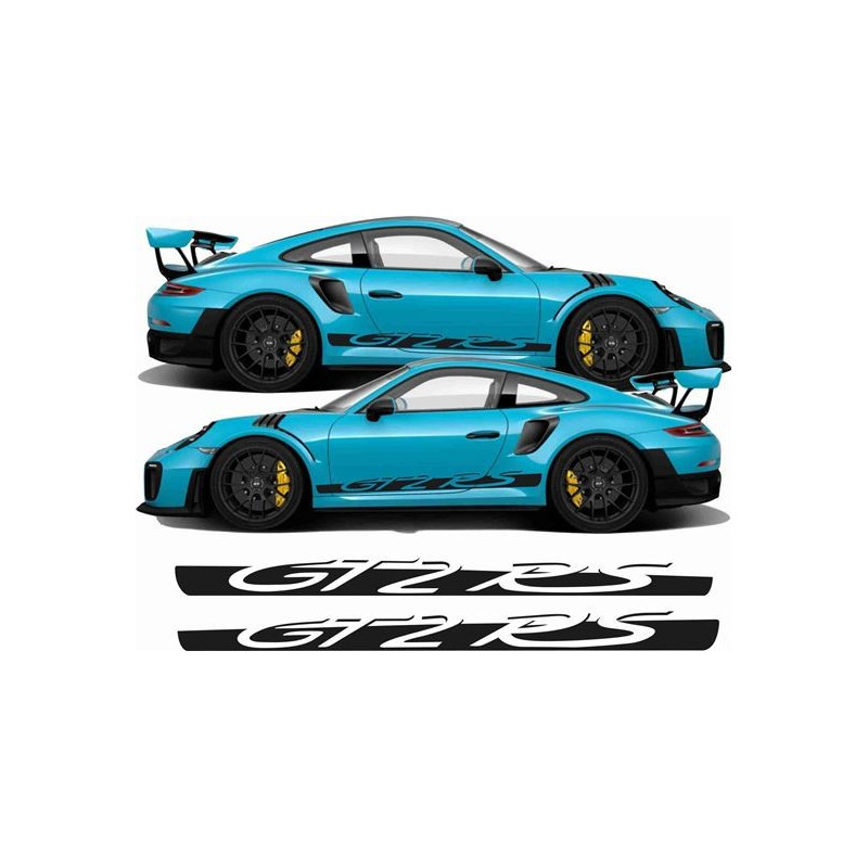 PORSCHE 991 GT2 RS side Stripes AUTOCOLLANT (Produit compatible)