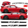 PORSCHE 991 GT3 3M side Stripes AUTOCOLLANT (Produit compatible)