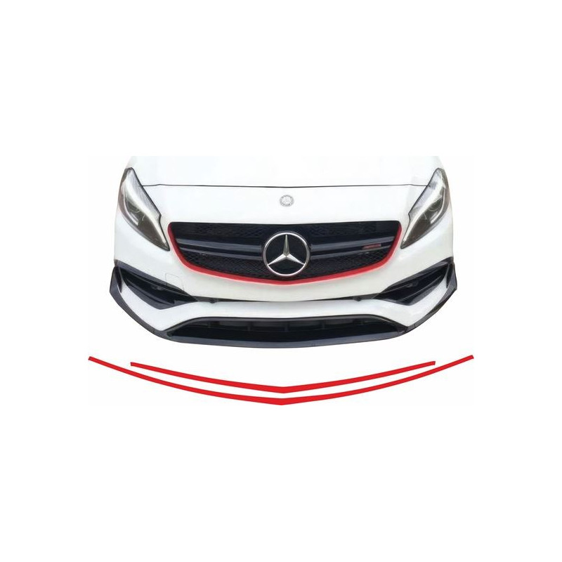 Mercedes A45 / A-Class Grille overlay ADHESIVO (Producto compatible)
