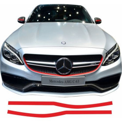 Mercedes C Class / CLA / C63 Edition 1 Grille overlay AUFKLEBER (Kompatibles Produkt)