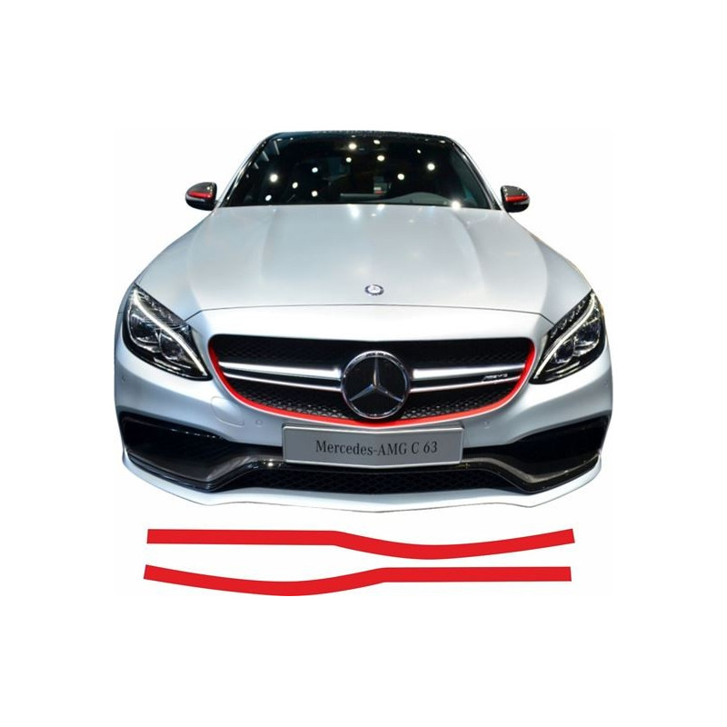 Mercedes C Class / CLA / C63 Edition 1 Grille overlay ADESIVOS (Produto compatível)
