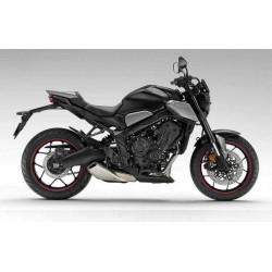 HONDA CB 650R year 2019 BLACK decals (Compatible Product)