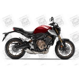 HONDA CB 650R year 2020 red STICKERS (Compatible Product)