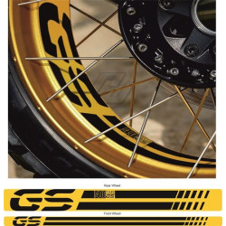 ADESIVI BMW R1200GS Adventure 2006-2018 Wheel Rim Decals (Prodotto compatibile)