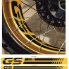ADESIVI BMW R1200GS Adventure 2006-2018 Wheel Rim Decals (Prodotto compatibile)