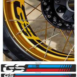 Stickers BMW R1200GS Adventure 2006-2018 Wheel Rim Decals (Compatible Product)