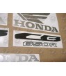 HONDA CB 650R 2024 RED BLACK STICKERS (Compatible Product)