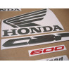HONDA CB 600-S 2008 SILVER decals (Compatible Product)