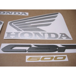 HONDA CB 600-S 2008 RED ADESIVI (Prodotto compatibile)