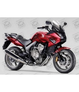 HONDA CB 600-S 2008 RED STICKERS (Compatible Product)