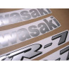 AUTOCOLLANT KAWASAKI ZR-7 RED YEAR 2001 (Produit compatible)