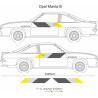 Opel Manta B i200 full restoration decals (Compatible Product)