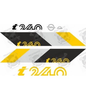 Opel Manta B i240 full restoration Stickers decals (Compatible Product)