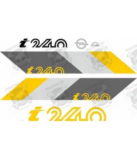Opel Manta B i240 full restoration Stickers decals (Compatible Product)