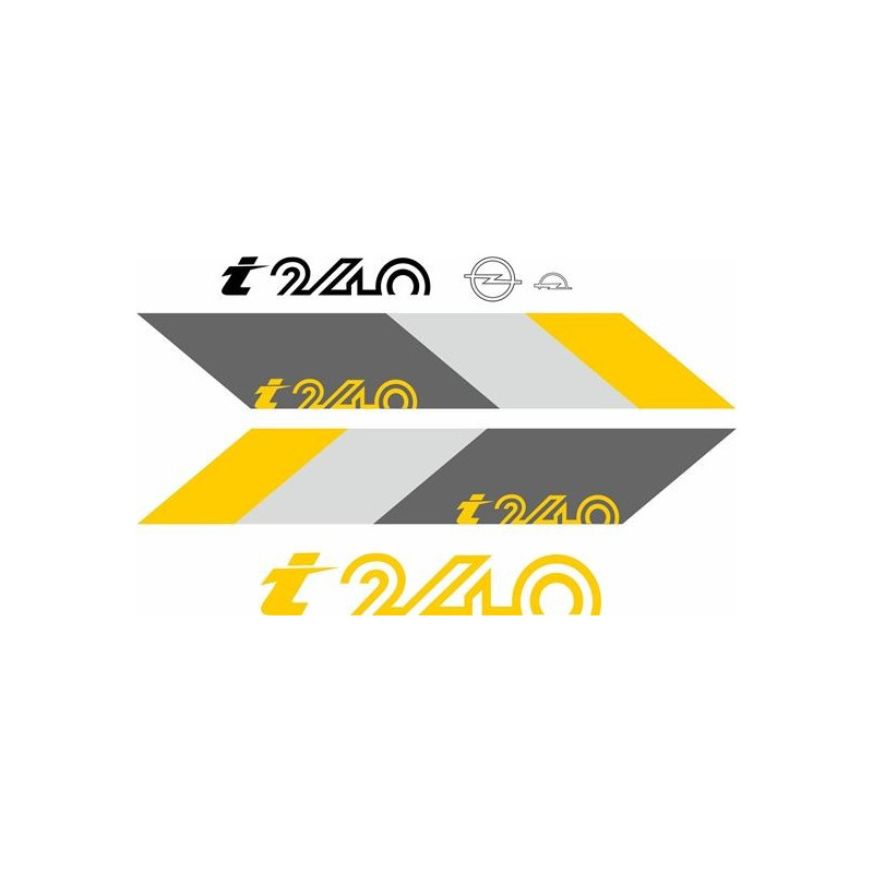 Opel Manta B i240 full restoration decals (Compatible Product)