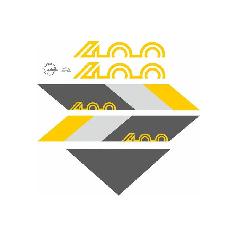 Opel Manta B 400 full restoration Badges Adesivi (Prodotto compatibile)