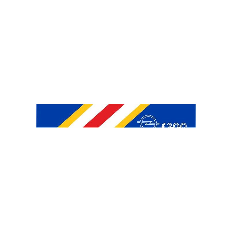 Opel Manta i200 Sunstrip Visor Autocollant (Produit compatible)