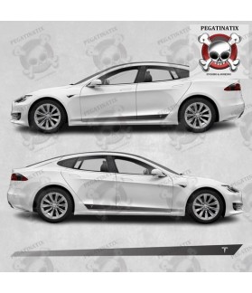 Tesla Model S side Stripes STICKERS (Compatible Product)