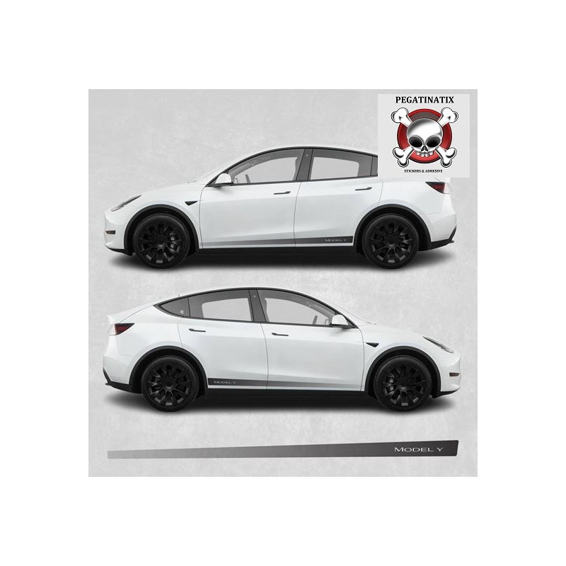 Tesla Model X side Stripes ADESIVOS (Produto compatível)