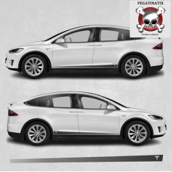 Tesla Model 3 side Stripes ADHESIVO (Producto compatible)