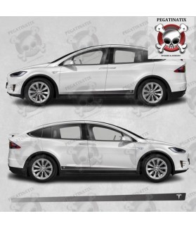 Tesla Model 3 side Stripes STICKERS (Compatible Product)